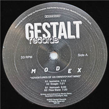 Modex - Adventures Of An Omnivoyant Mind - Gestalt Records Modex - Adventures Of An Omnivoyant Mind - Gestalt Records