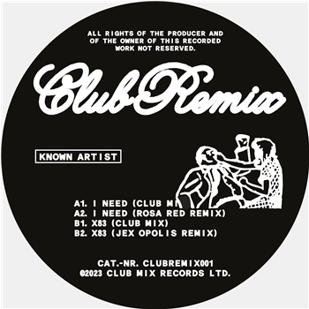 Known Artist - CLUBREMIX001 - VA - Club Mix Records Known Artist - CLUBREMIX001 - VA - Club Mix Records