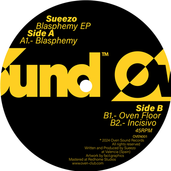 Sueezo - Blasphemy EP - Oven Sound