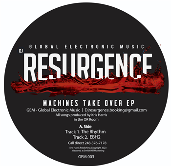 DJ Resurgence - Machines Take Over EP - Global Electronic Music