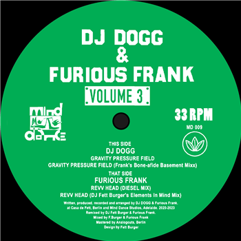 DJ Dogg & Furious Frank - Volume 3  - Mind Dance