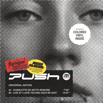 PUSH - UNIVERSAL NATION (CHARLOTTE DE WITTE REWORK) - White Vinyl - BONZAI CLASSICS