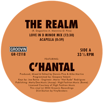 Chantal - The Realm - Groovin Recordings
