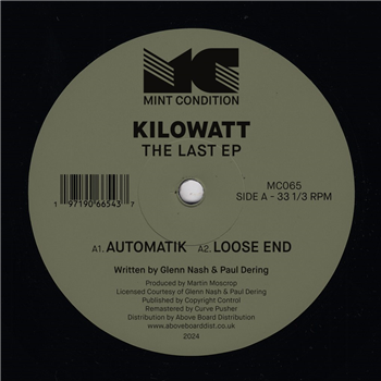 Kilowatt - The Last EP - MINT CONDITION