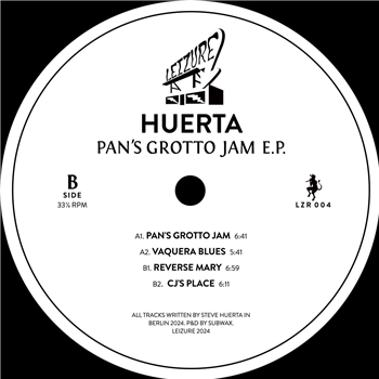 Huerta - Pans Grotto Jam EP - Leizure