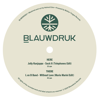 JOLLY KUNJAPPU / L EN B BAND - BLAUWDRUK RECORDS