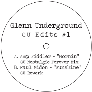 Glenn Underground - GU Edits 1 & 2 - 2x12" - Blue Vinyl - GU EDITS Glenn Underground - GU Edits 1 & 2 - 2x12" - Blue Vinyl - GU EDITS