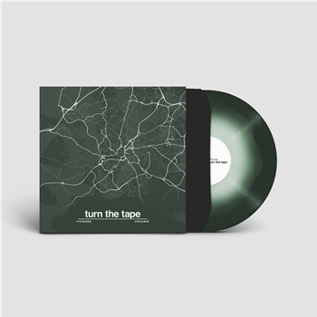 Amoss - Turn The Tape EP - Pale in dark green galaxy vinyl - Flexout Audio