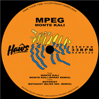 mpeg - Monte Kali (Incl. Spray and Bliss Inc. Remixes) - Haws