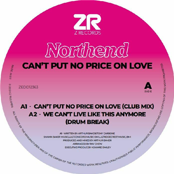 North End - Cant Put No Price On Love EP - Z RECORDS