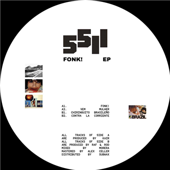 KAIR / Raf & Rod - Fonk! EP - 5511 Records KAIR / Raf & Rod - Fonk! EP - 5511 Records