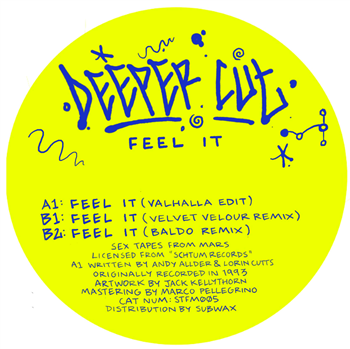Deeper Cut - Feel It (Incl. Velvet Velour & Baldo Remixes) - Sex Tapes From Mars