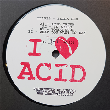 Elisa Bee - I Love Acid 029 - (One Per Person) - Balkan Vinyl / I Love Acid