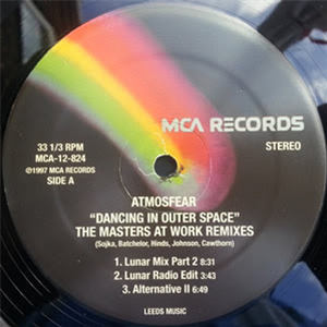 Atmosfear - Dancing in Outer Space (The Masters at Work Remixes) - MCA Atmosfear - Dancing in Outer Space (The Masters at Work Remixes) - MCA