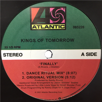 Kings of Tomorrow - Finally (Remixes) - Atlantic
