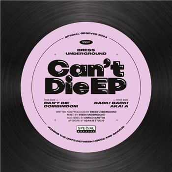 Bress Underground - Cant Die - Special Grooves