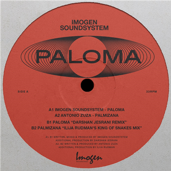 Imogen Soundsystem - Paloma EP - Imogen Recordings