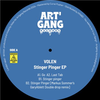 Volen - Stinger Pinger EP - Art Gang Records Volen - Stinger Pinger EP - Art Gang Records