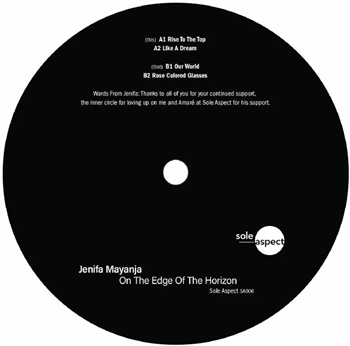 Jenifa Mayanja - On The Edge Of The Horizon EP - Sole Aspect