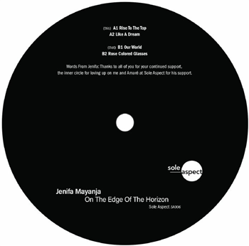 Jenifa Mayanja - On The Edge Of The Horizon EP - Sole Aspect Jenifa Mayanja - On The Edge Of The Horizon EP - Sole Aspect