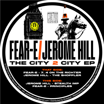 Fear-E/Jerome Hill - The City 2 City EP - 12” Purple Vinyl - Posh End Music