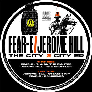 Fear-E/Jerome Hill - The City 2 City EP - 12” Purple Vinyl - Posh End Music Fear-E/Jerome Hill - The City 2 City EP - 12” Purple Vinyl - Posh End Music