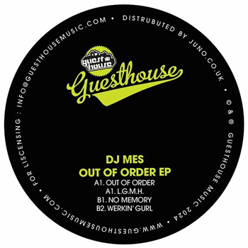 DJ Mes - Out of Order EP - Guesthouse