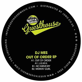 DJ Mes - Out of Order EP - Guesthouse DJ Mes - Out of Order EP - Guesthouse