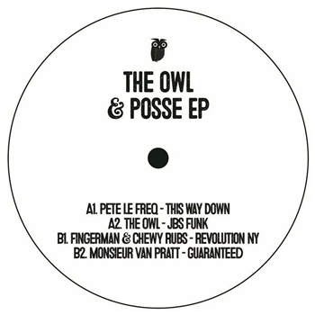 Pete Le Freq / The Owl / Fingerman / Chewy Rubs / Monsieur Van Pratt - The Owl & Posse EP - Owl