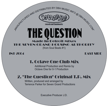 The Seven Grand Housing Authority aka Terrence Parker - The Question incl. Underground Resistance & Octave One - intangible records & soundworks
