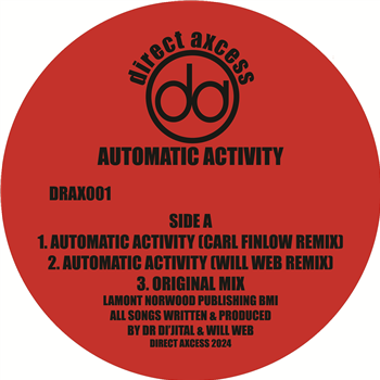 DR Dijital - Automatic Activity EP (Carl Finlow & Will Webb Remix) - Direct Axcess