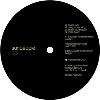 Sunpeople - Sunpeople EP (reissue) - Trelik