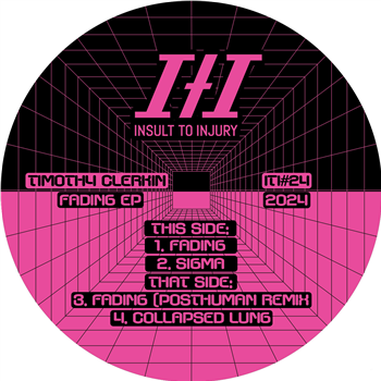 Timothy Clerkin - Fading EP - Insult To Injury Records Timothy Clerkin - Fading EP - Insult To Injury Records