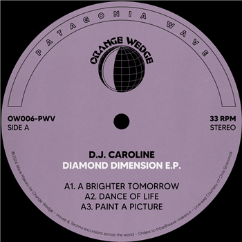 D.J. Caroline - Diamond Dimension E.P. - Orange Wedge D.J. Caroline - Diamond Dimension E.P. - Orange Wedge