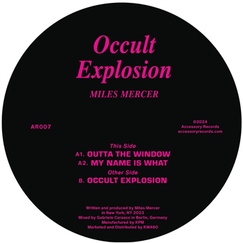 Miles Mercer - Occult Explosion - ACCESSORY RECORDS Miles Mercer - Occult Explosion - ACCESSORY RECORDS