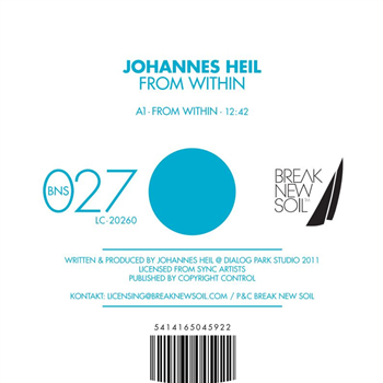 Johannes Heil - From Within - Break New Soil Johannes Heil - From Within - Break New Soil