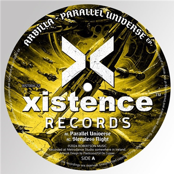 Arbilla - Parallel Universe EP w/ John Beltran Remix - Xistence Records Arbilla - Parallel Universe EP w/ John Beltran Remix - Xistence Records