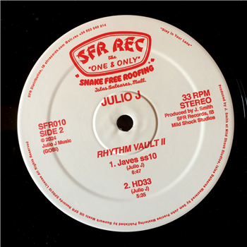Julio J - Rhythm Vault 2 - SFR Records Julio J - Rhythm Vault 2 - SFR Records