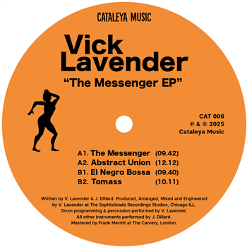 Vick Lavender - The Messenger EP - Cataleya Music Vick Lavender - The Messenger EP - Cataleya Music