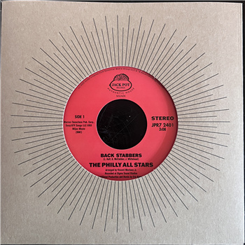 Philly All Stars – Backstabbers (Eric Kupper Remix) 7” - Jackpot