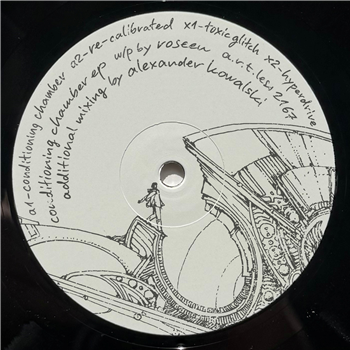 Roseen - Conditioning Chamber EP limited 12" vinyl in screen-printed cover - A.r.t.less