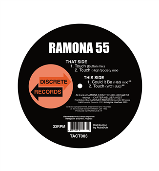Ramona 55 - Touch EP - discrete records