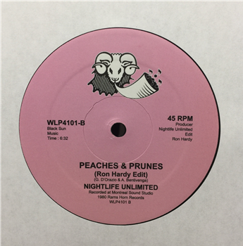 Peaches & Prunes (Ron Hardy Edit)  - Rams Horns Records