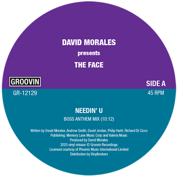 David Morales pres. The Face - Needin U - Groovin Recordings David Morales pres. The Face - Needin U - Groovin Recordings