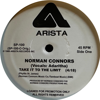 Norman Connors - Take It To The Limit (Joe Claussell Edit) - Misc.
