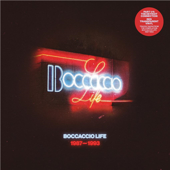 VARIOUS ARTISTS - BOCCACCIO LIFE - 1987-1993 - PART 1/4 - red transparent vinyl - MUSIC MAN RECORDS VARIOUS ARTISTS - BOCCACCIO LIFE - 1987-1993 - PART 1/4 - red transparent vinyl - MUSIC MAN RECORDS
