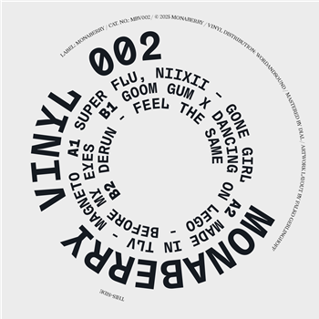 Super Flu, NIIXII-Made In TLV-Goom Gum x Dancing - On Lego - Derun - Monaberry Vinyl 002 - Monaberry Super Flu, NIIXII-Made In TLV-Goom Gum x Dancing - On Lego - Derun - Monaberry Vinyl 002 - Monaberry