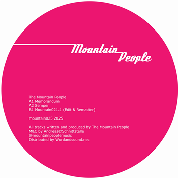 The Mountain People - Memorandum - Mountain People
