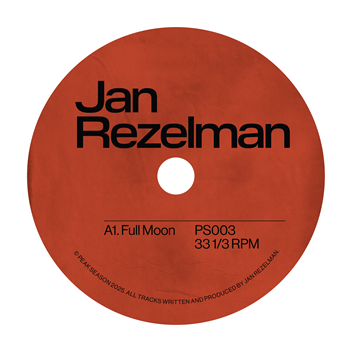 Jan Rezelmann - The Full Moon EP - Peak Season