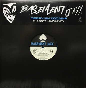 Basement Jaxx - Deepy/Razocaine (Dope Jams Mixes) (Blue Vinyl) - Atlantic Jazz Recordings Basement Jaxx - Deepy/Razocaine (Dope Jams Mixes) (Blue Vinyl) - Atlantic Jazz Recordings
